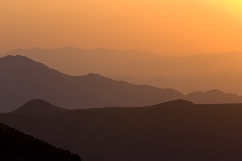 Amargosa Mountains At Sunrise